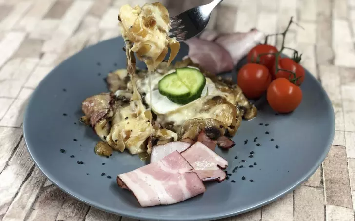 Plněné HERMELÍNY Cibulkou a žampióny zabalené ve slanině!