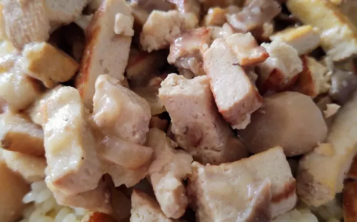 Tofu s hlívou