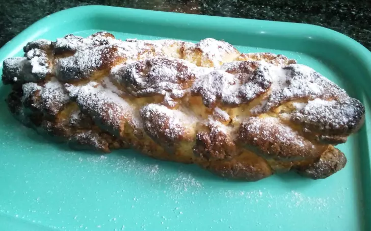 Vánočka - tvarohová bezlepková