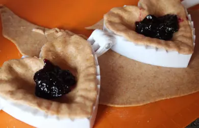 Špaldové pirohy s ovocnou omáčkou