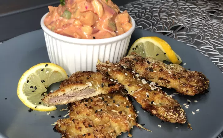 Nakládané kančí řízečky