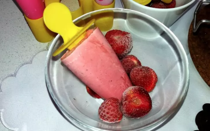 Jahodový nanuk alla mrož