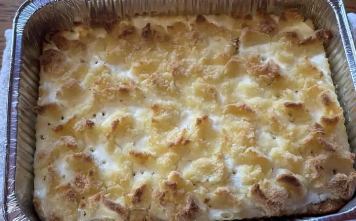 Tvarohový koláč s posypkou