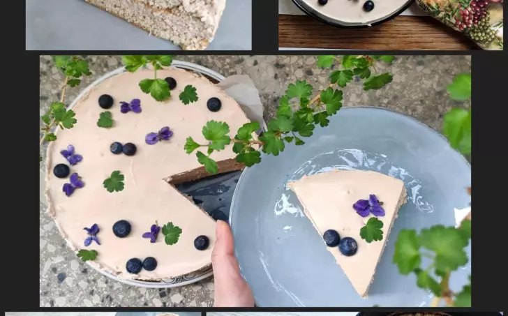 Oříškovo-tvarohový dort