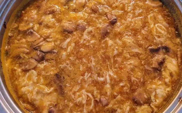 Zeleninová polévka se žampiony