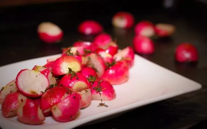 Pečené ředkvičky s tymiánem