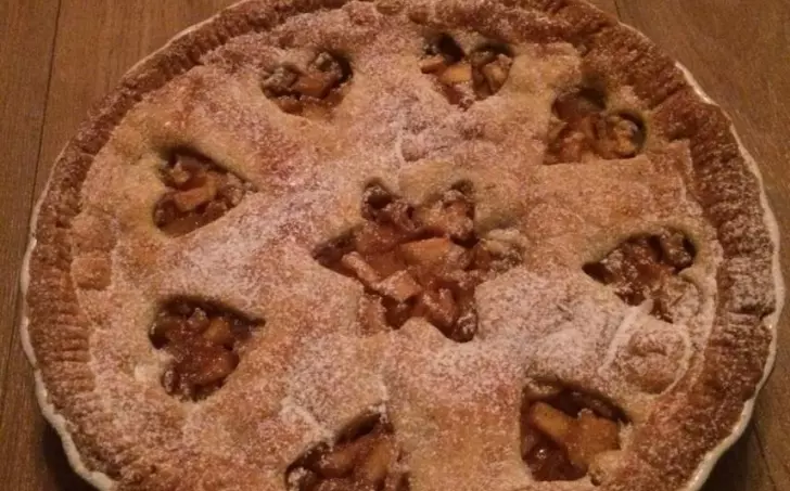 Linecký koláč s jablky