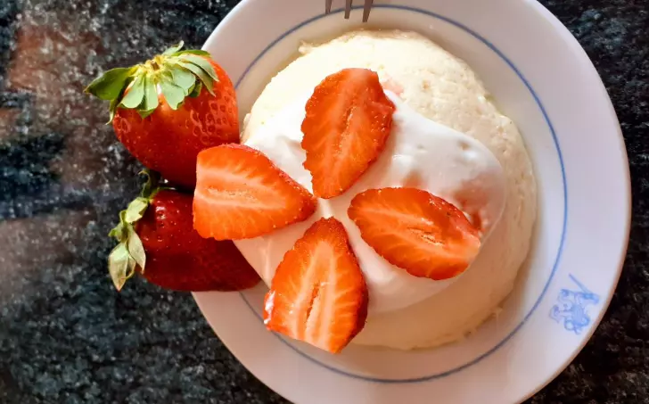 Pečený tvaroh s máslem