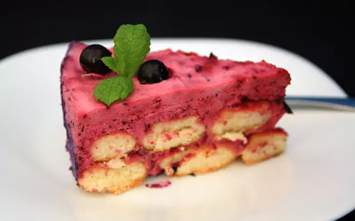 Rybízové tiramisu