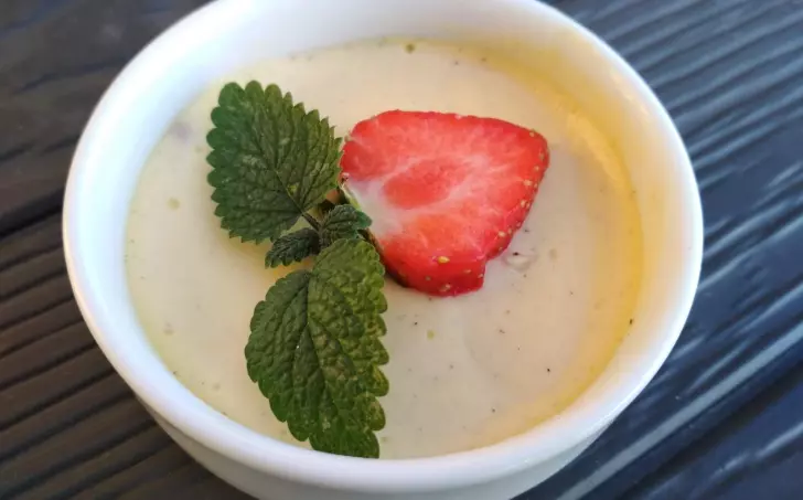 Vanilkový pudink z vaječných žloutků - nízkosacharidový