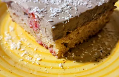 Kefírová buchta s tvarohovým krémem