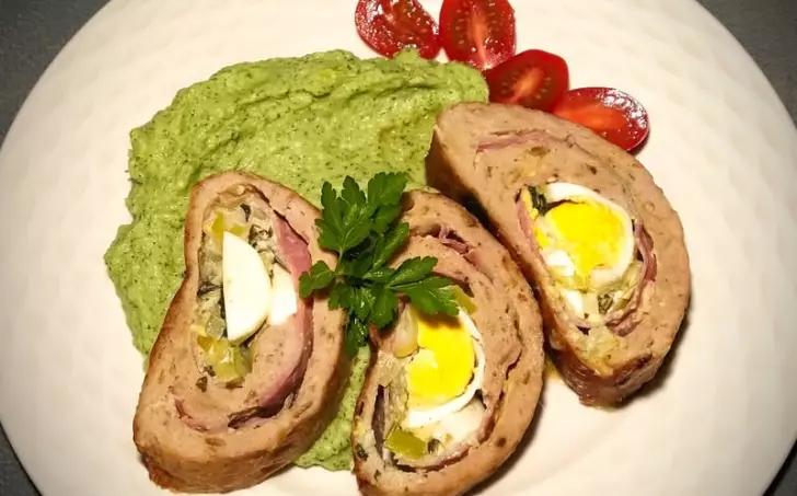 Roláda z mletého kuřecího masa - LC