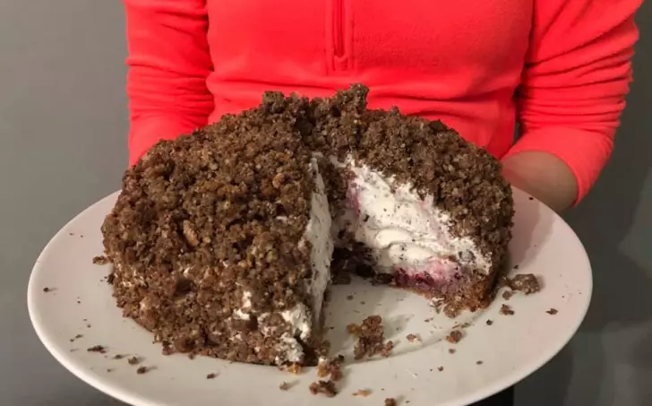 Krtkův dort - nízkosacharidový