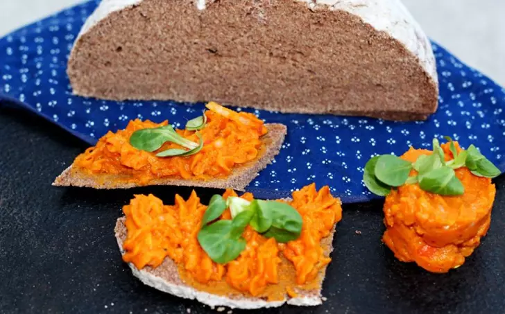 Dýňový tataráček - bez lepku, mléka i vajec