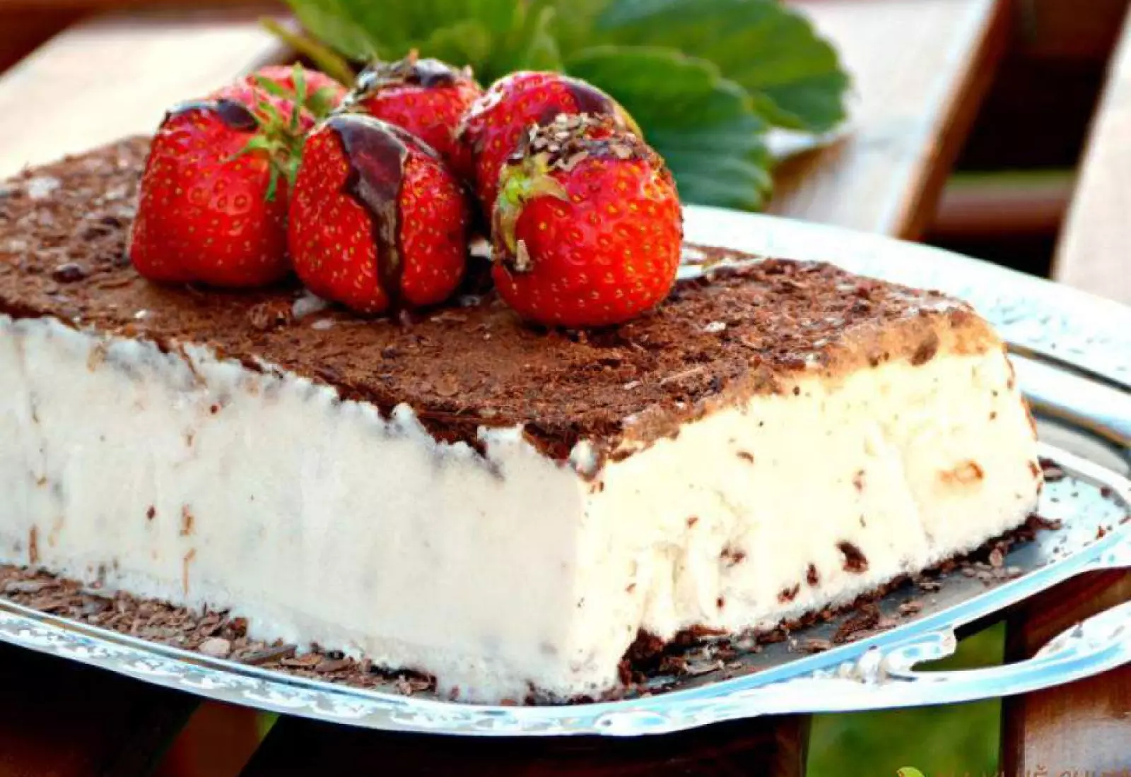 Kokosová vanilková zmrzlina s čokoládou