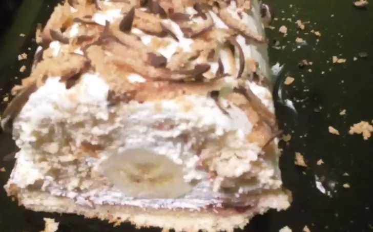 Roláda dvakrát banánová - bezlepková