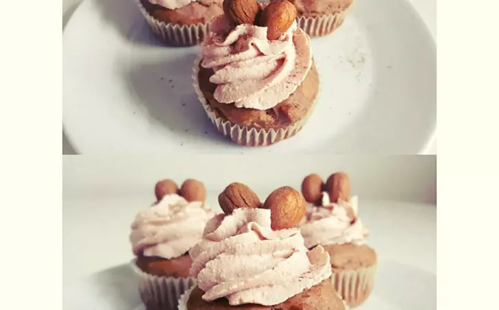 Mrkvové muffiny s tofu krémem