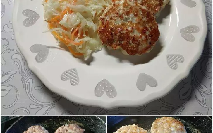 KARBANÁTKY Z KUŘECÍHO MASA SE SÝREM  - LC