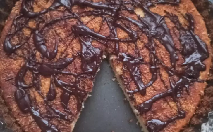 Kokosový koláč s čokoládou - LC