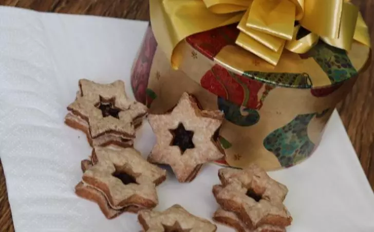 Veganské linecké cukroví