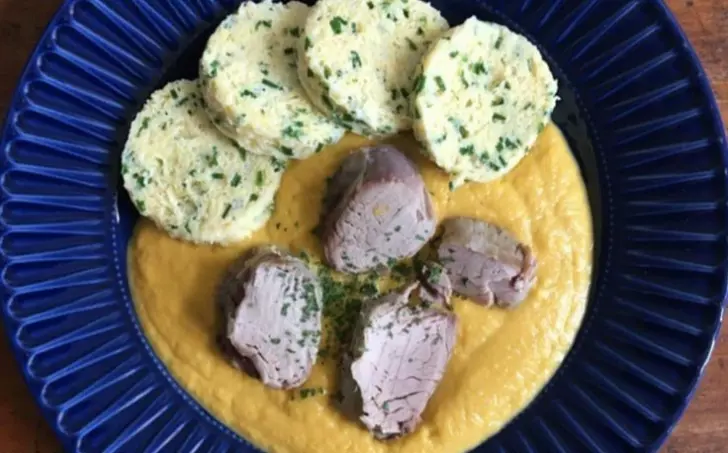 Petrželovo-pažitkový knedlík