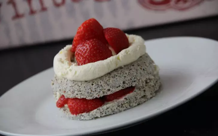 Mandlový low carb mugcake