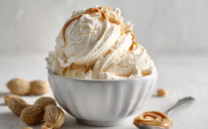 Zmrzlina slaný arašíd