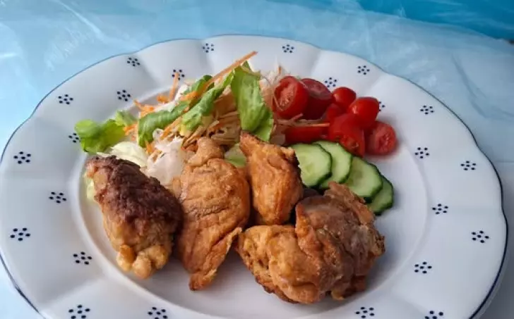 Žampiony v těstíčku