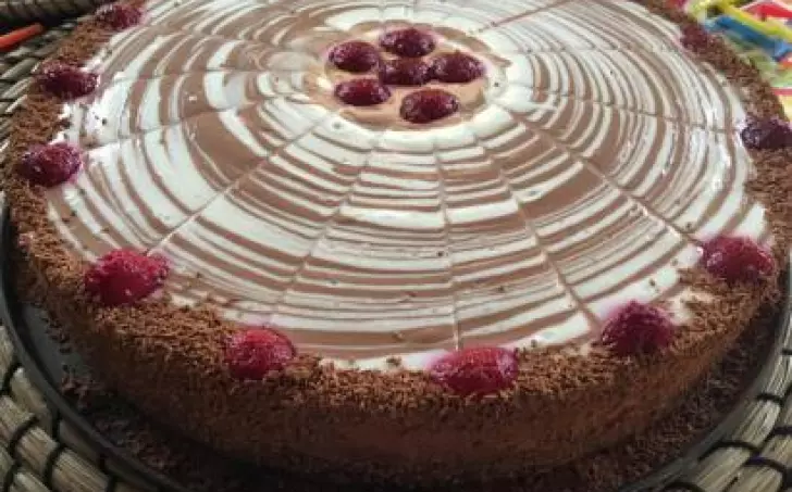 Tvarohovo-kakaový dortík