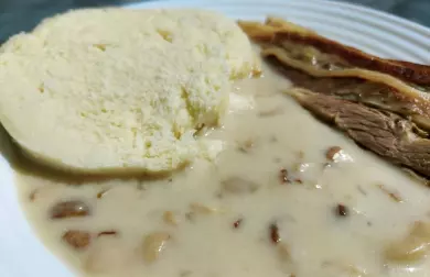 Bílá hříbková omáčka