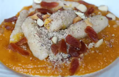 ZEMIAKOVÉ ŠÚĽANCE S HOKKAIDO - MARHUĽOVOU OMÁČKOU