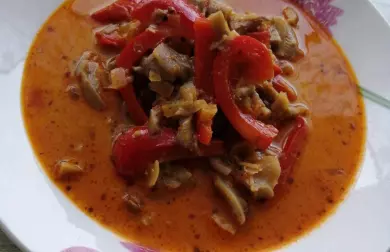 Guláš z hlivy ustricovej