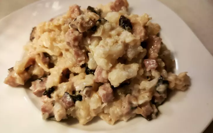 Smetanový květák se slaninou lc