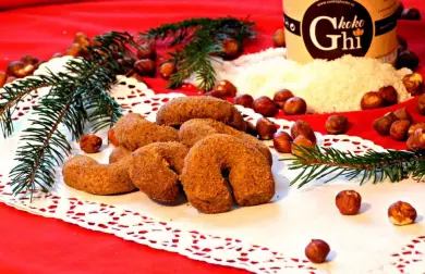 Pohankové vanilkové rohlíčky s KOKO Ghí