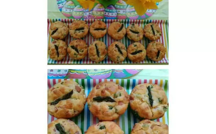 Slané chřestove muffiny