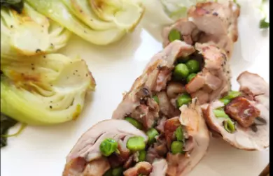 Kuřecí rolky s Pak Choi